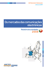 A vers�o portuguesa do relat�rio de actividades 2008