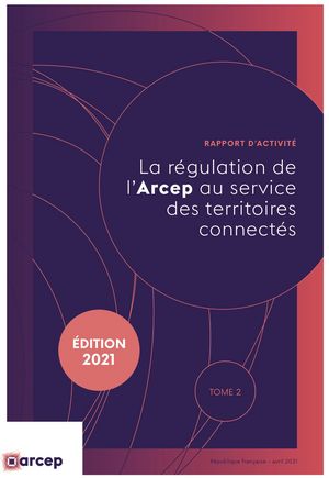 La couverture du tome 2 du rapport annuel de l'Arcep