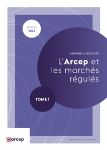 La couverture du tome 1du rapport annuel édition 2022