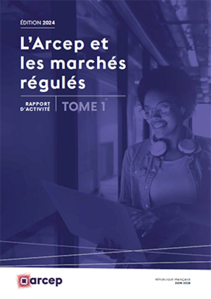 Couverture du tome 1 du rapport annuel de l'Arcep - édition 2024