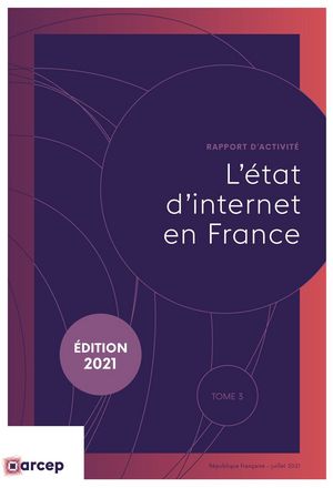 La couverture du tome 3 du rapport annuel de l'Arcep