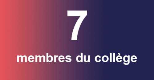 7 membres du collège