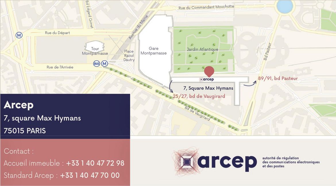 Plan d'accès visuel