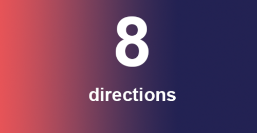 8 directions