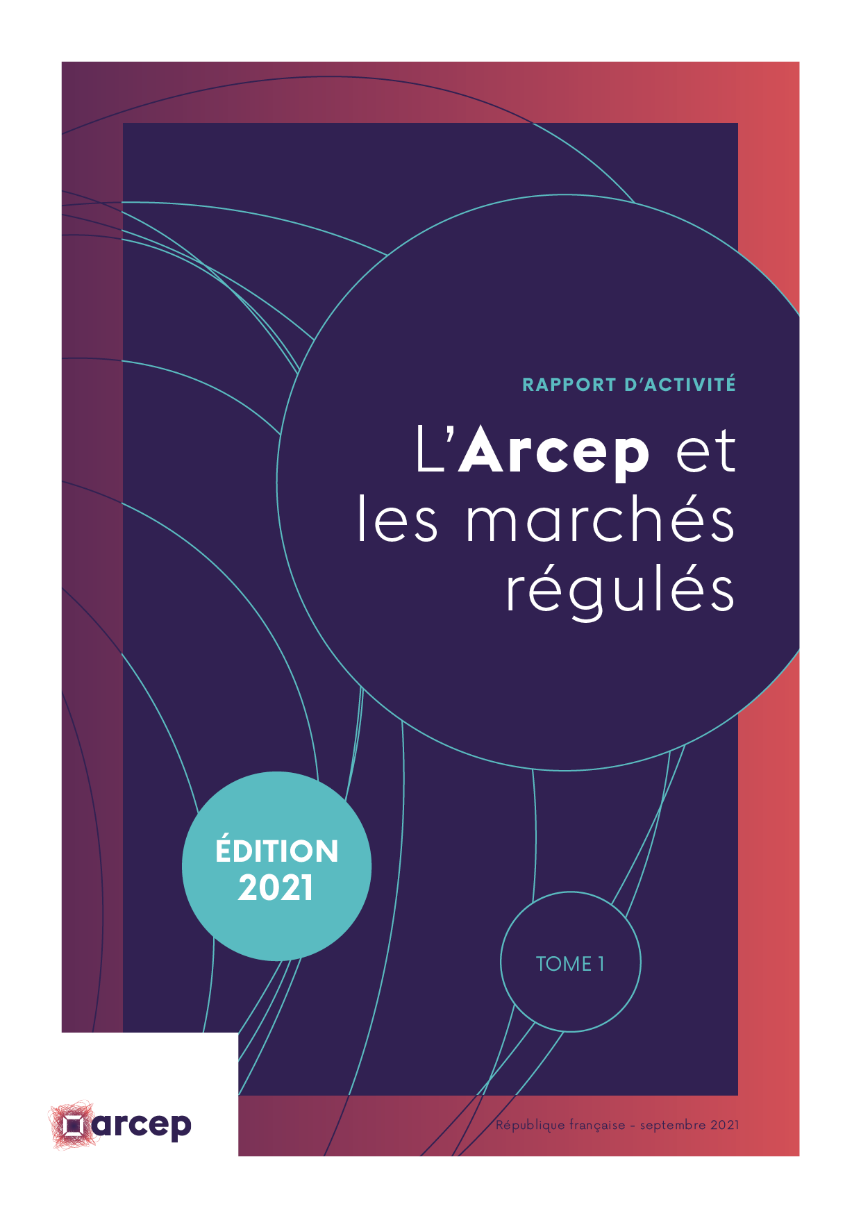 Illustration de la couverture du rapport annuel - édition 2021