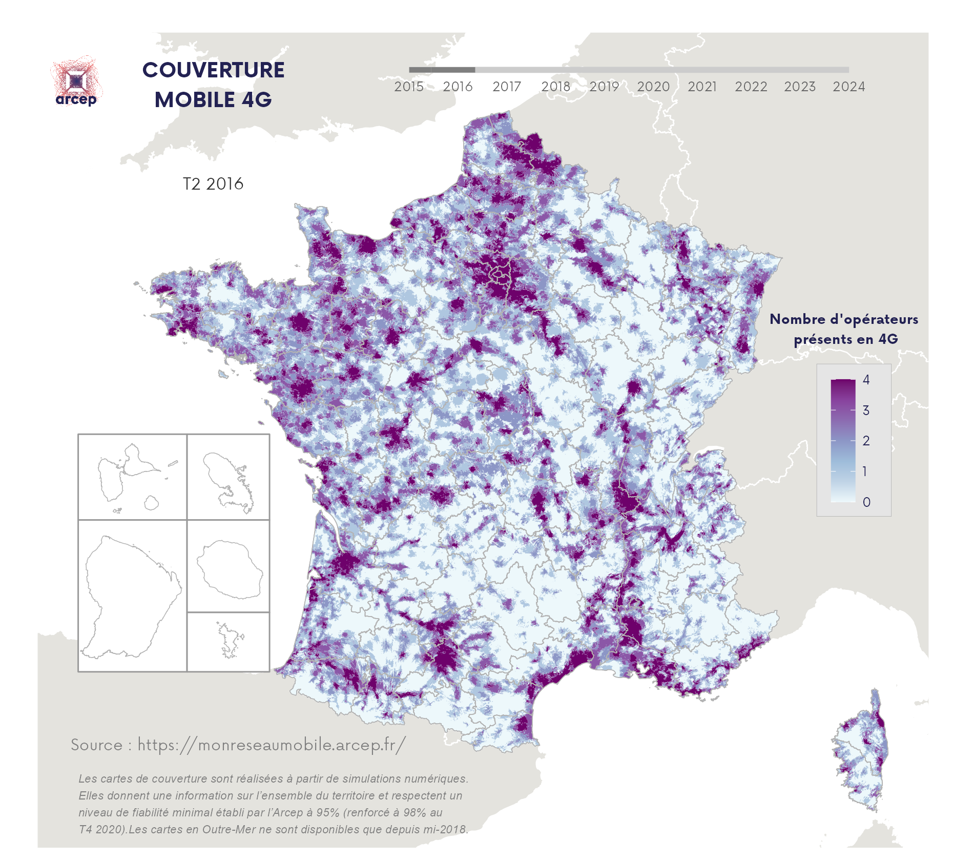 Couverture 4G - T2 2016