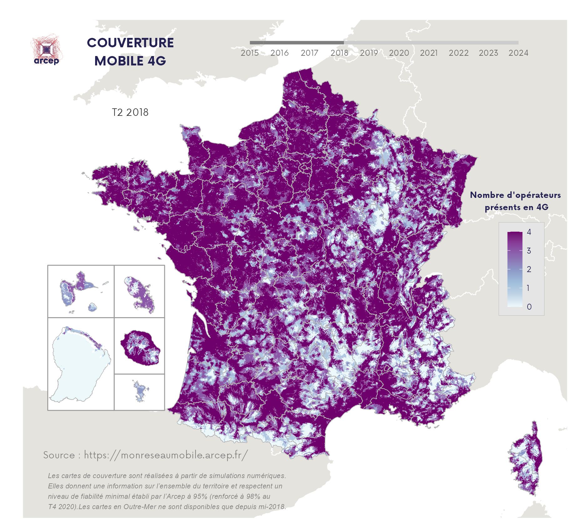 Couverture 4G - T2 2018