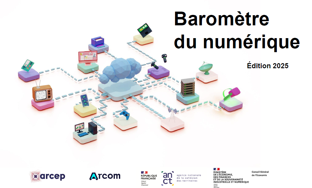 Baromètre du numérique - édition 2025 - illustration