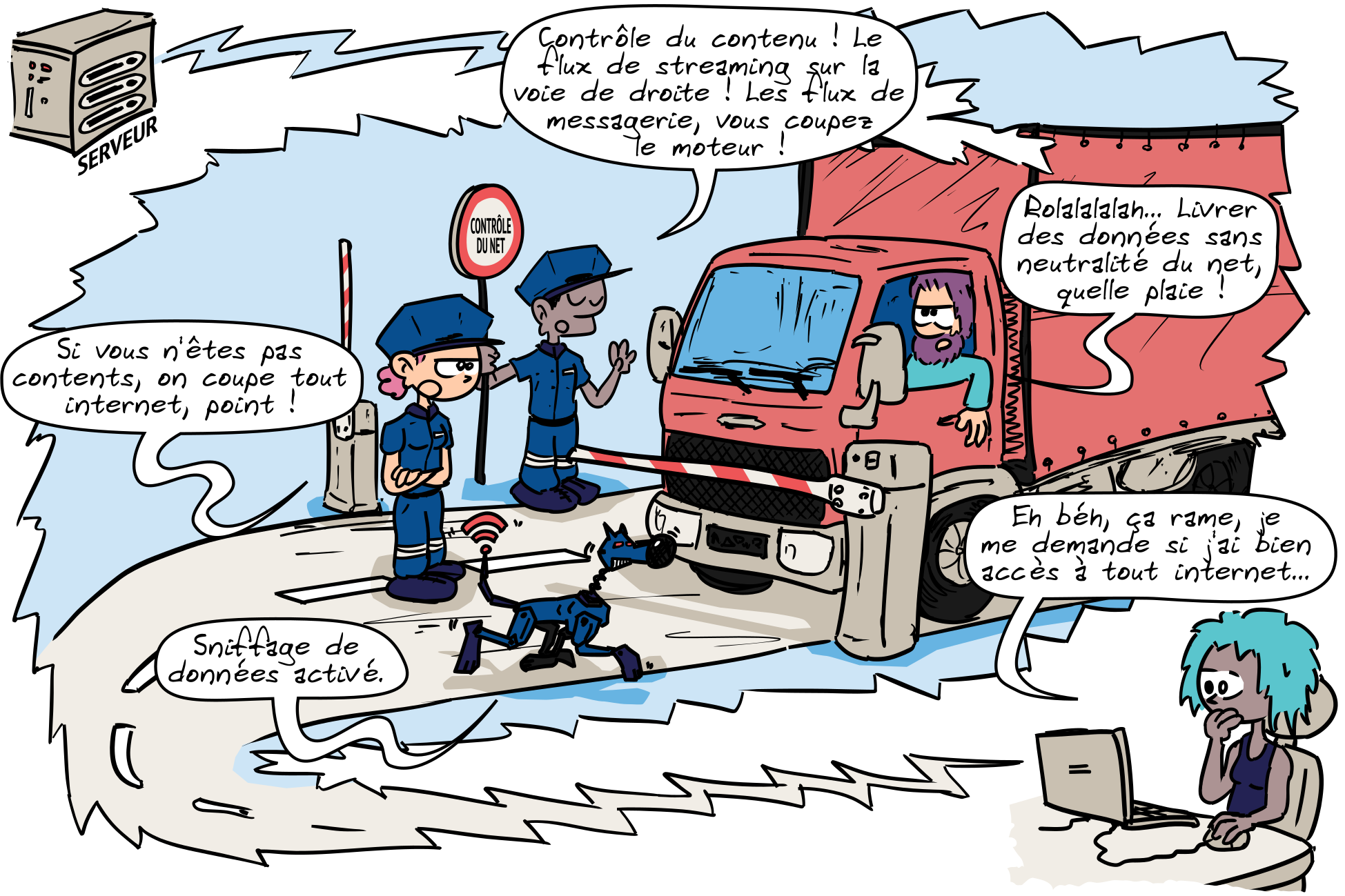 Illustration "douanes"