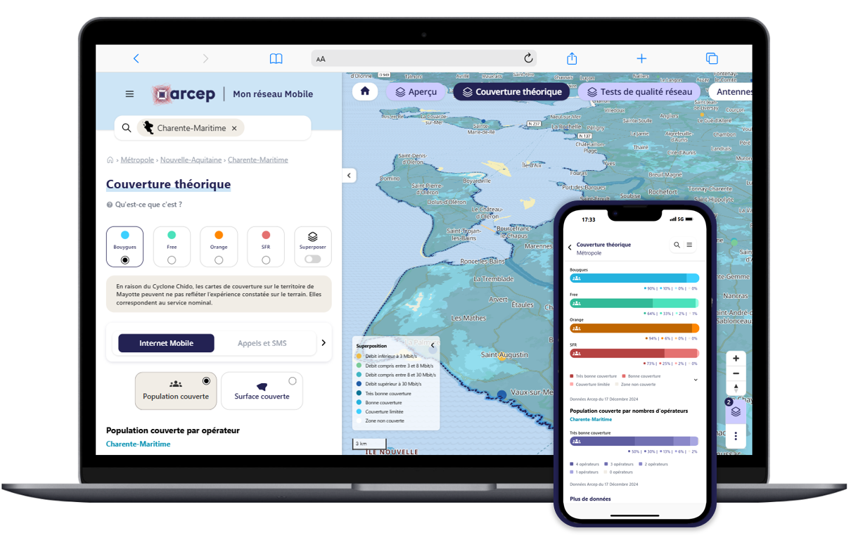Illustration de la nouvelle version du site Mon r&eacute;seau mobile
