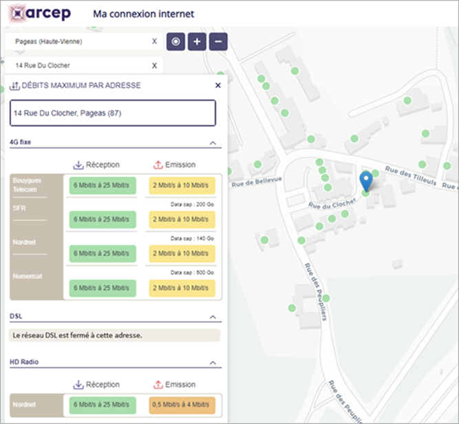 Illustration repr&eacute;sentant le site internet "Ma connexion internet"