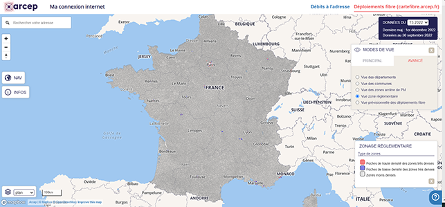 Visuel extrait du site maconnexioninternet.arcep.fr