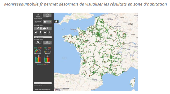 Monreseaumobile.fr permet d&eacute;sormais de visualiser les r&eacute;sultats en zone d&rsquo;habitation