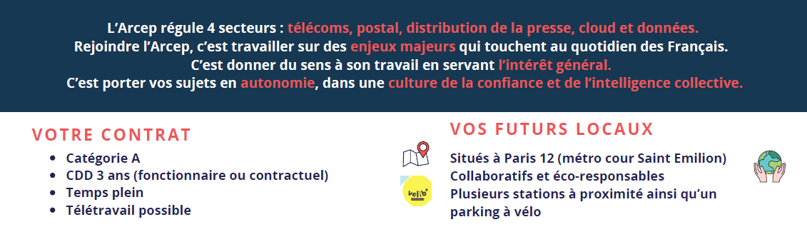 banni&egrave;re pr&eacute;sentation Arcep